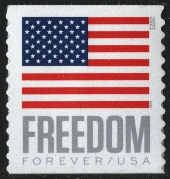 5789A Freedom Flag, Single Stamp from Coil of 100, BCA