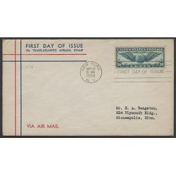 #C24 Transatlantic Airmail Service, 30¢ Dull Blue
