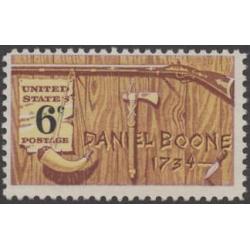 #1357a Daniel Boone, Tagging Omitted, CV: $275.00