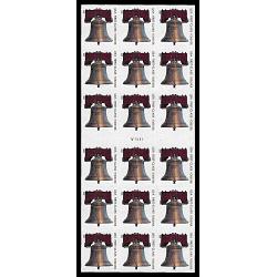 #4128c Liberty Bell, ATM Booklet Pane of 18