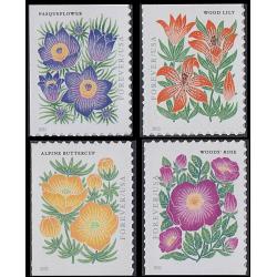 #5676-79 Mountain Flora, Set of Four Singles from Booklet