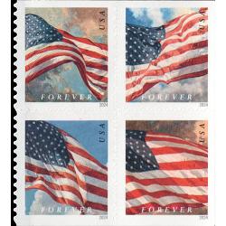 #5878a Four Flags (Time of Day) Set of Four Stamps