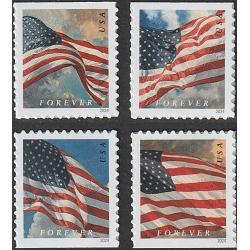 #5883-5886 Four Flags, (Time of Day), Set of Four Booklet Singles - P