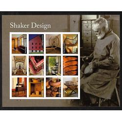 #5896 Shaker Design, Souvenir Sheet of Twelve