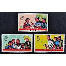 #1275-77 Peoples Republic China, Mao's May 7th Directive- 10th Anniversary, (3)
