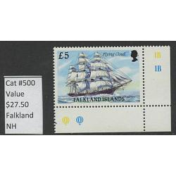 #500 Falkland Islands, Mint NH