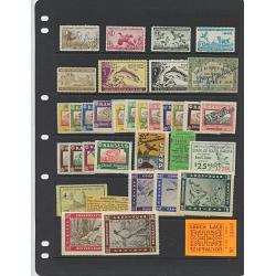 35 Various State Fishing & Hunting Stamps