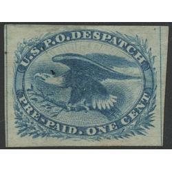 #LO2, 1c Blue Eagle, U.S.P.O. Dispatch