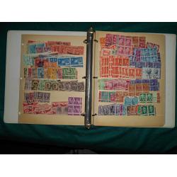 12 Stock Pages of USA Used stamps