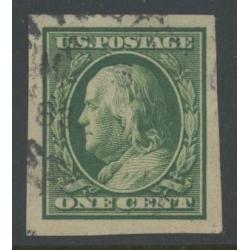 #383 1¢ Washington, Green Very Fine