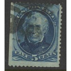 #185 5¢ Zachary Taylor, Blue